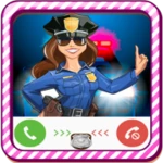 Logo of Fake Call - Kids Police android Application 